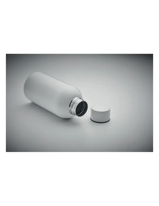 Bouteille simple paroi publicitaire 500 ml ATHENA MID Matières : PET recyclé Couleurs : noir impression haute définition