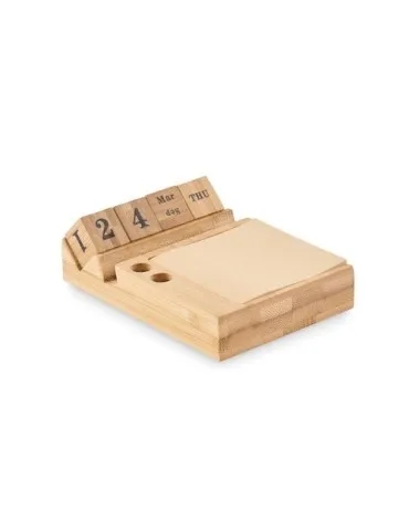 Calendrier de bureau en bambou BOOTOP