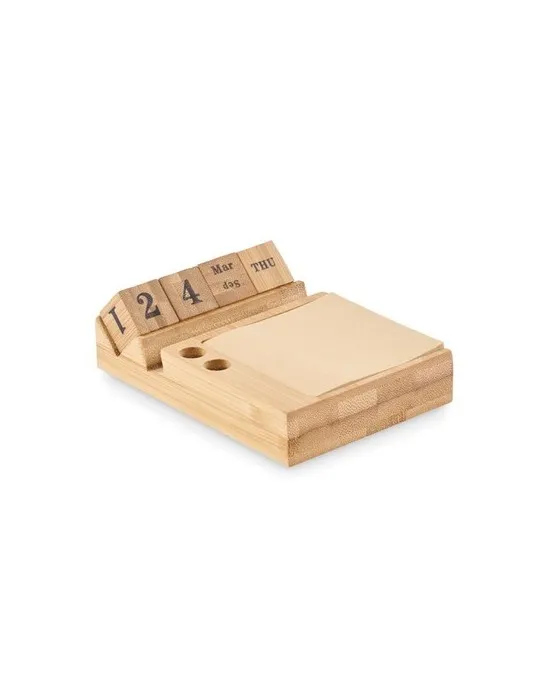 Calendrier de bureau en bambou BOOTOP