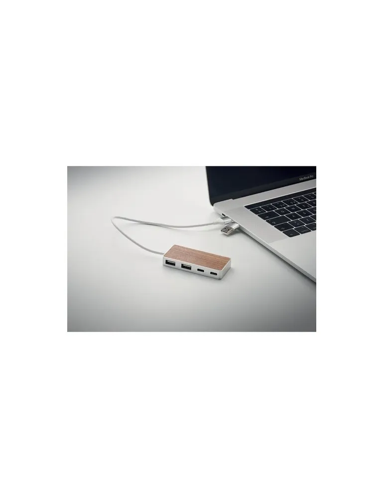 Hub USB 4 ports 27,5 cm UBAH