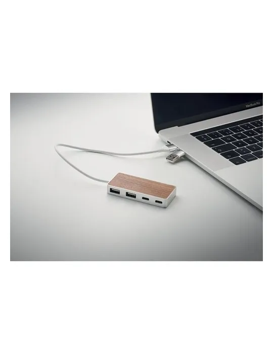 Hub USB 4 ports 27,5 cm UBAH