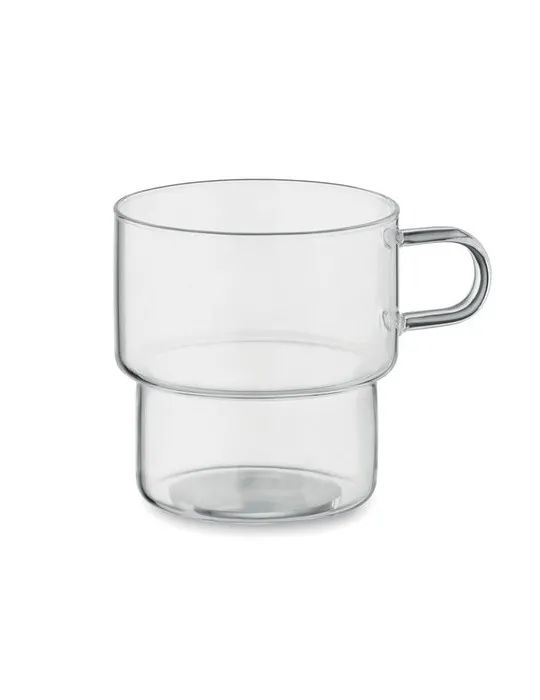 Tasse en verre publicitaire 300 ml BOROMUG Matières : métal Couleurs : jaune