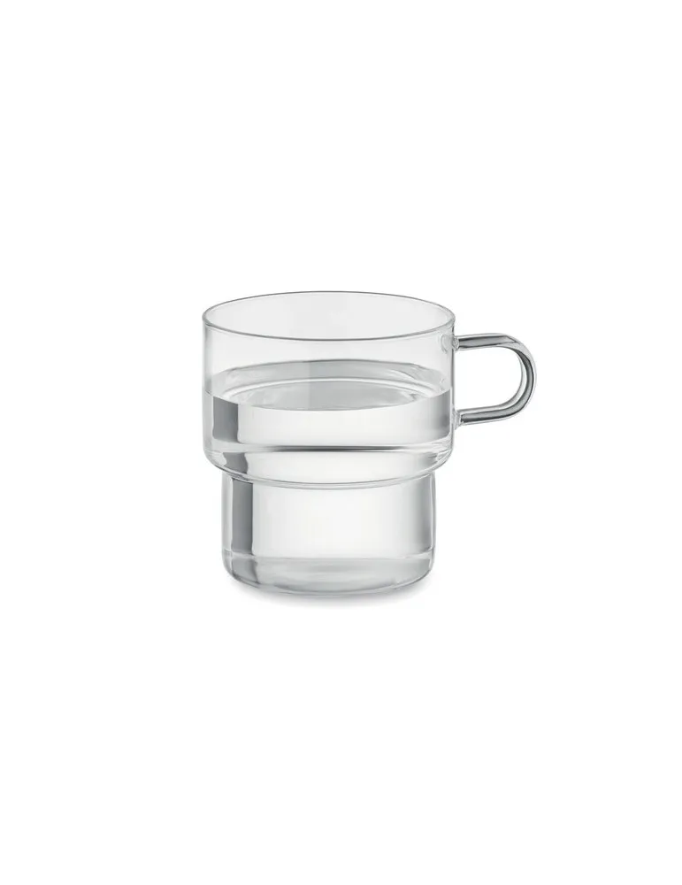 Tasse en verre publicitaire 300 ml BOROMUG Matières : métal Couleurs : jaune livraison express 24h 48h