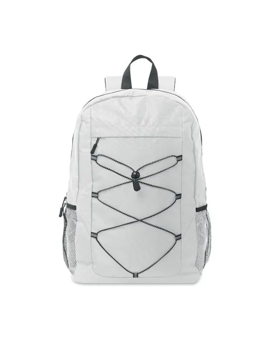 Sac à dos publicitaire en polyester 600D RPET HIGE Matières : papier Couleurs : multicolore marquage couleur éclatante