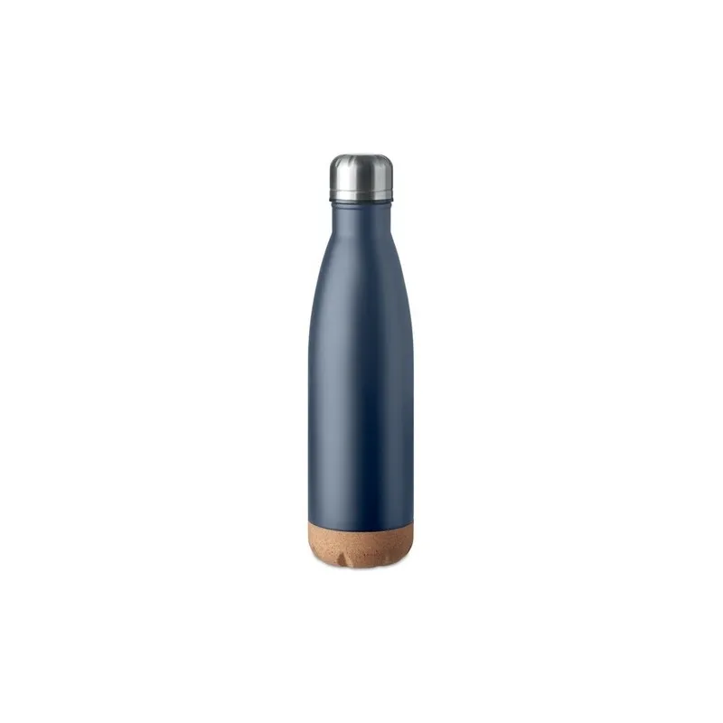 Bouteille isotherme double paroi écologique de 500 ml en acier inoxydable - ASPEN CORK Matières : polyéthylène (PE) Taille texti