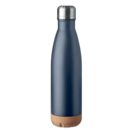 Bouteille isotherme double paroi écologique de 500 ml en acier inoxydable - ASPEN CORK Matières : polyéthylène (PE) Taille texti