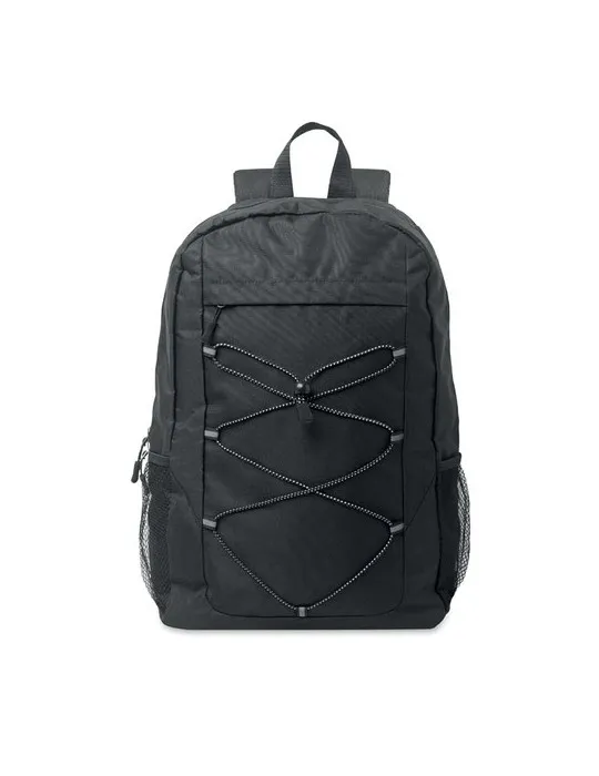 Sac à dos publicitaire en polyester 600D RPET HIGE Matières : verre Couleurs : transparent impression logo haute qualité