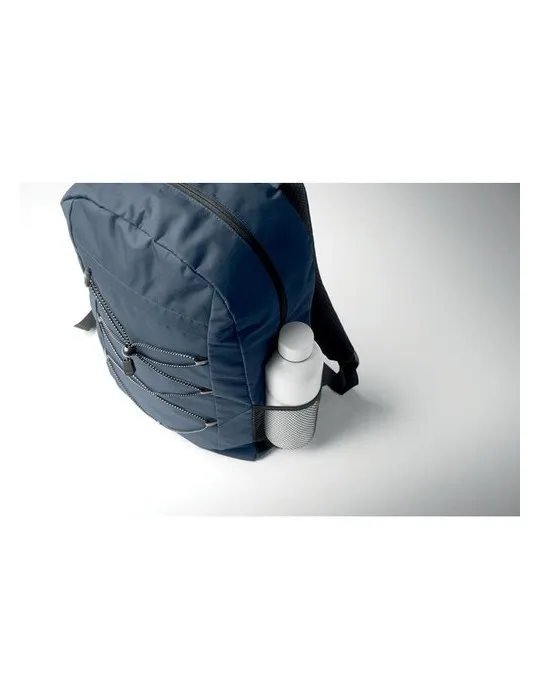 Sac à dos publicitaire en polyester 600D RPET HIGE Matières : verre Couleurs : transparent objet promo petit budget