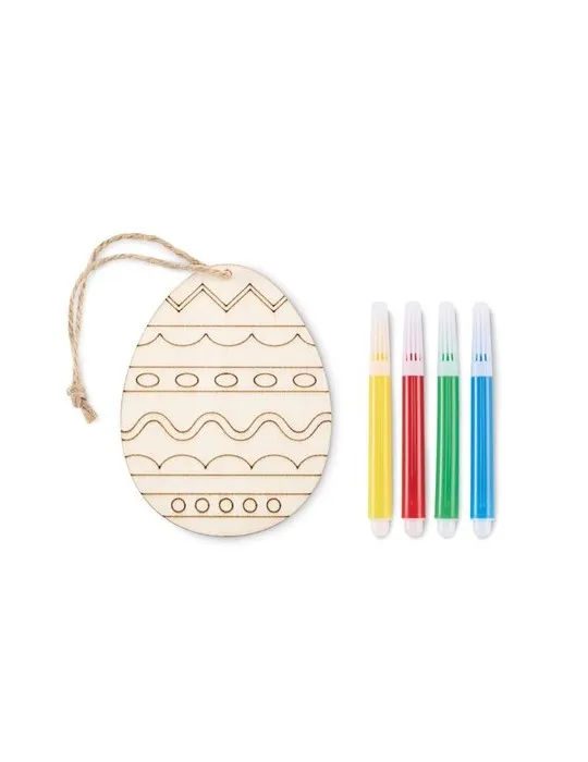 Set de peinture sur œuf en bois DREGG