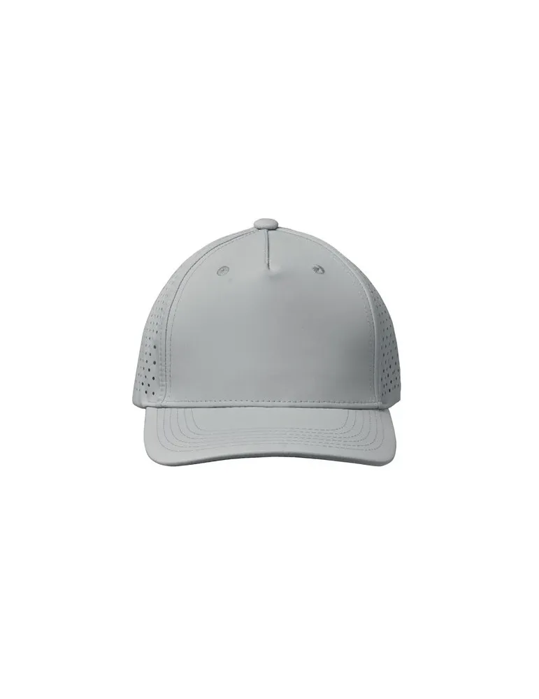 Casquette baseball à 5 pans personnalisée - CAPO Matières : plastique Couleurs : noir personnalisation rapide en France