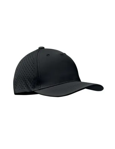 Casquette baseball à 5 pans personnalisée - CAPO Couleurs : noir 2