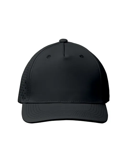 Casquette baseball à 5 pans personnalisée - CAPO Matières : plastique Couleurs : blanc cadeau collaborateur premium