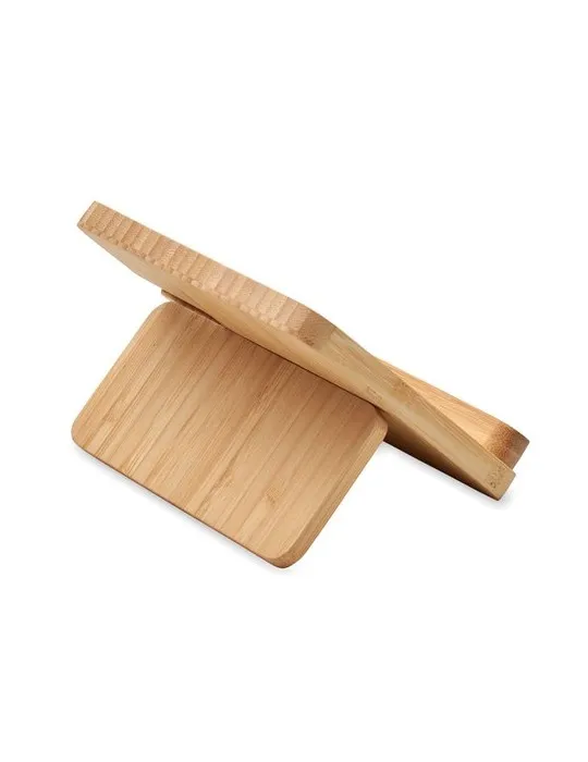 Chargeur sans fil 15W 3 en 1 publicitaire personnalisé BOOGAR Matières : plastique Couleurs : blanc goodies publicitaire événeme