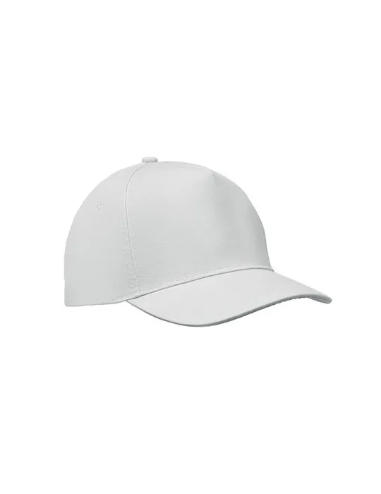 Casquette à 5 pans personnalisée SUNNY Matières : plastique Couleurs : blanc
