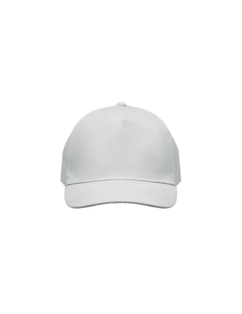 Casquette à 5 pans personnalisée SUNNY Matières : plastique Couleurs : blanc cadeau client original