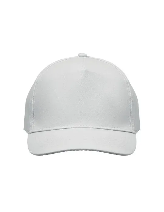Casquette à 5 pans personnalisée SUNNY Matières : plastique Couleurs : blanc cadeau client original