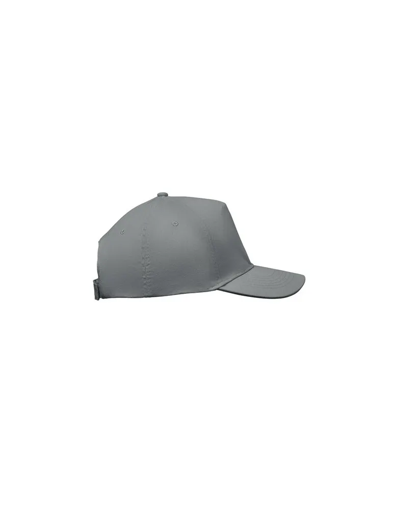 Casquette à 5 pans personnalisée SUNNY Matières : plastique Couleurs : blanc cadeau entreprise pas cher