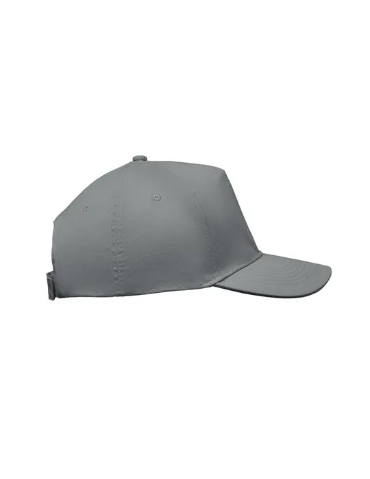 Casquette à 5 pans personnalisée SUNNY Matières : plastique Couleurs : blanc cadeau entreprise pas cher