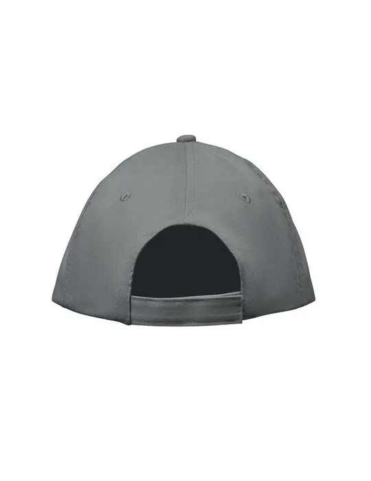 Casquette à 5 pans personnalisée SUNNY Matières : plastique Couleurs : blanc marquage couleur éclatante