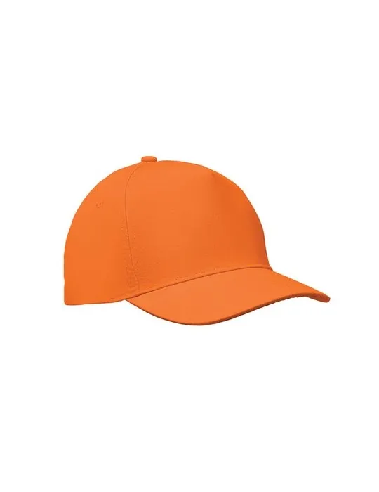 Casquette à 5 pans personnalisée SUNNY Matières : plastique Couleurs : noir cadeau entreprise pas cher