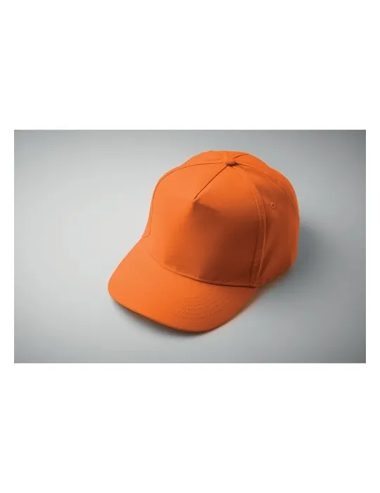 Casquette à 5 pans personnalisée SUNNY Matières : plastique Couleurs : noir goodies publicitaire durable