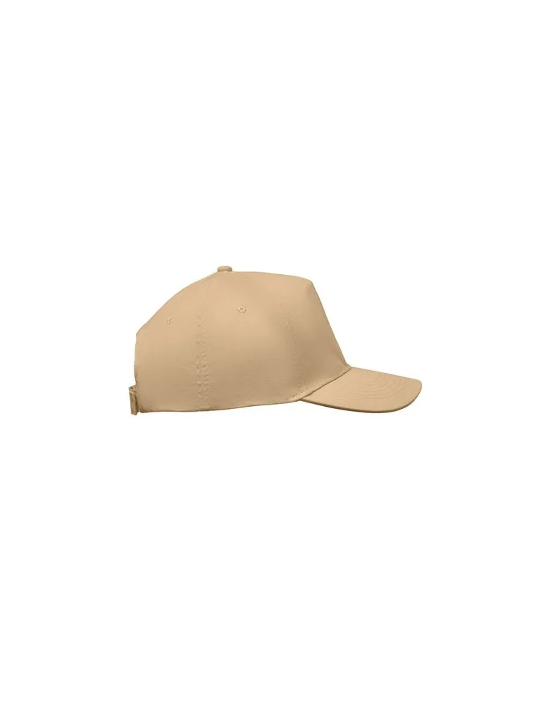 Casquette à 5 pans personnalisée SUNNY Matières : plastique Couleurs : blanc cadeau client original