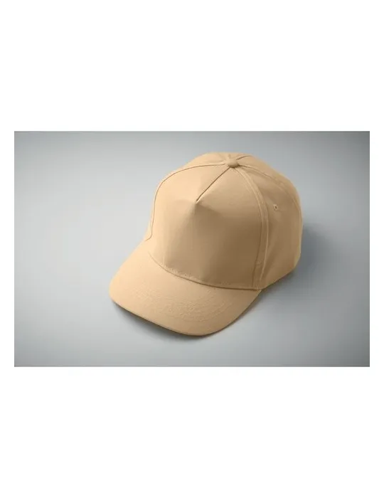 Casquette à 5 pans personnalisée SUNNY Matières : plastique Couleurs : blanc marquage laser ultra précis