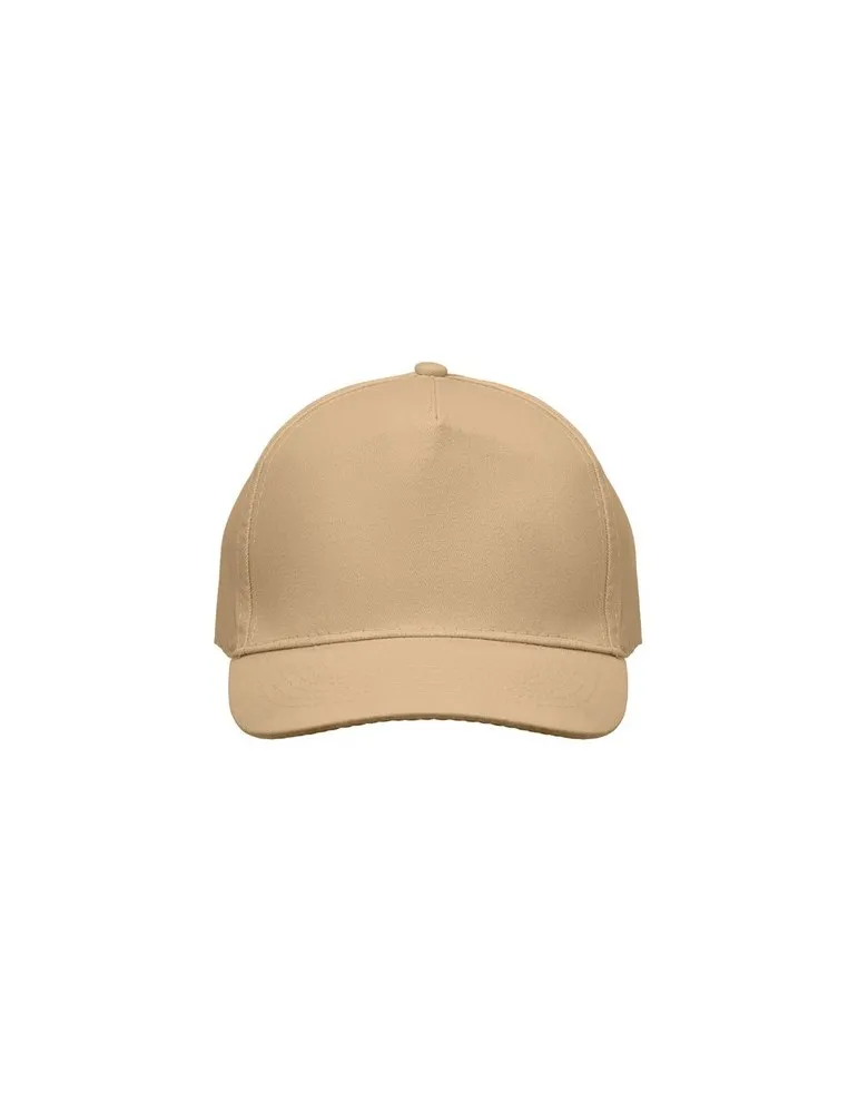 Casquette à 5 pans personnalisée SUNNY Matières : plastique Couleurs : blanc personnalisation sur mesure