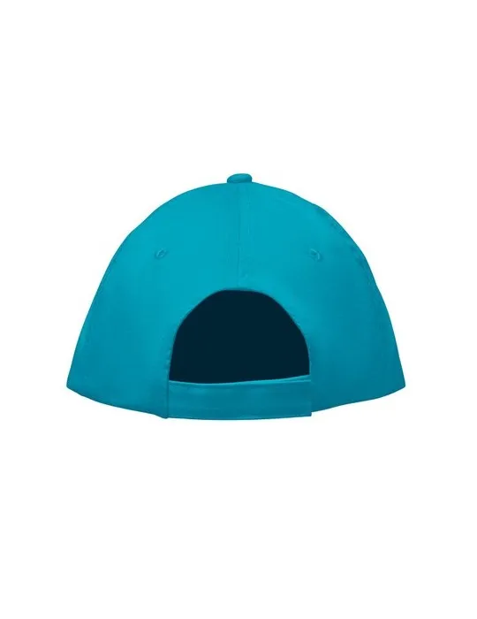 Casquette à 5 pans personnalisée SUNNY Matières : plastique Couleurs : blanc impression logo haute qualité