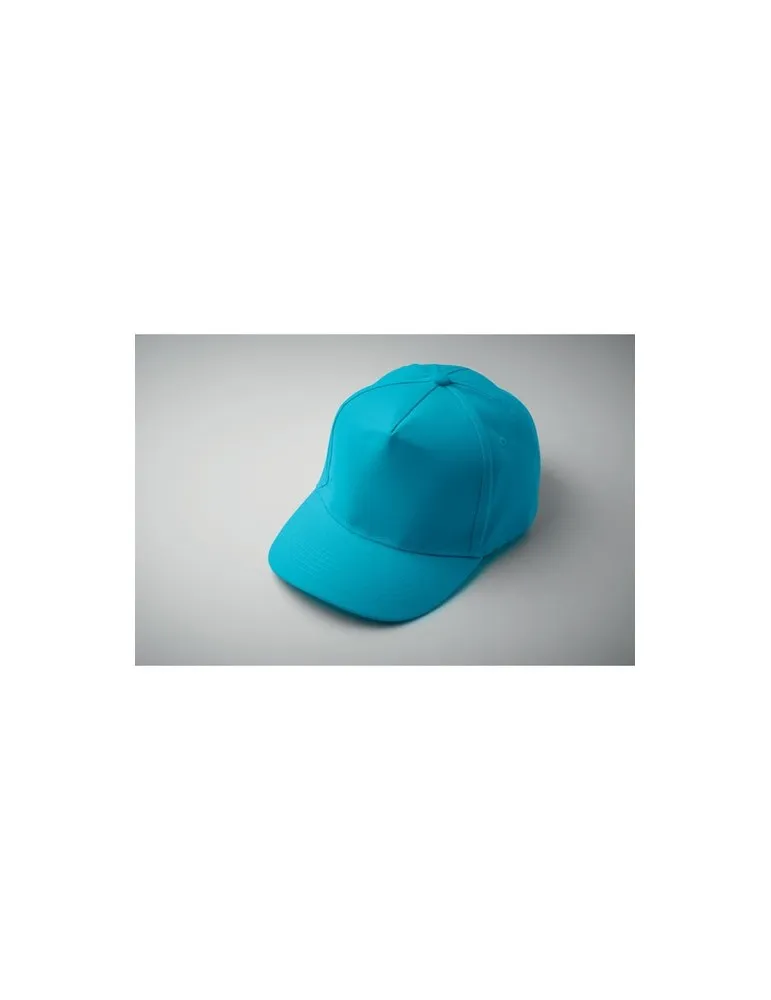 Casquette à 5 pans personnalisée SUNNY Matières : plastique Couleurs : blanc impression haute définition