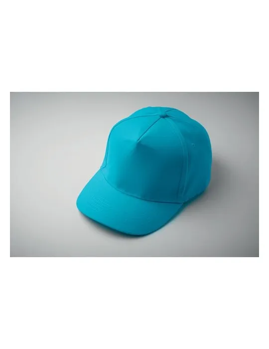 Casquette à 5 pans personnalisée SUNNY Matières : plastique Couleurs : blanc impression haute définition