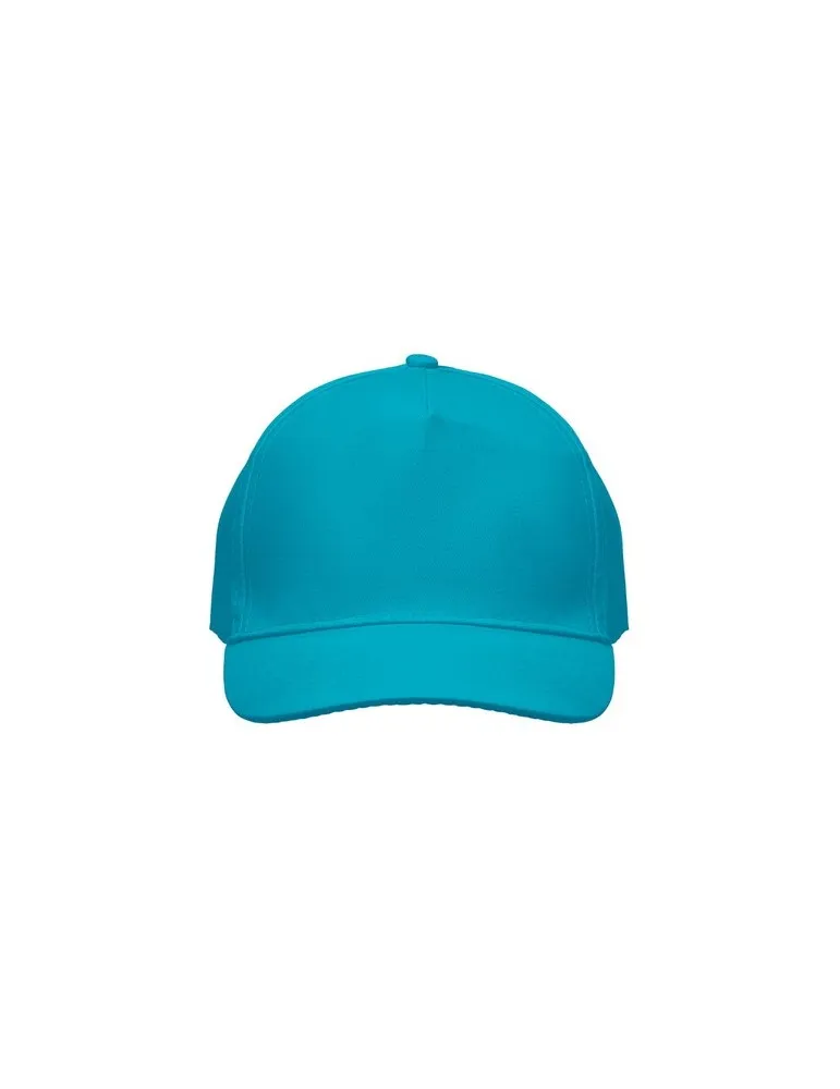 Casquette à 5 pans personnalisée SUNNY Matières : plastique Couleurs : blanc goodies personnalisé en stock