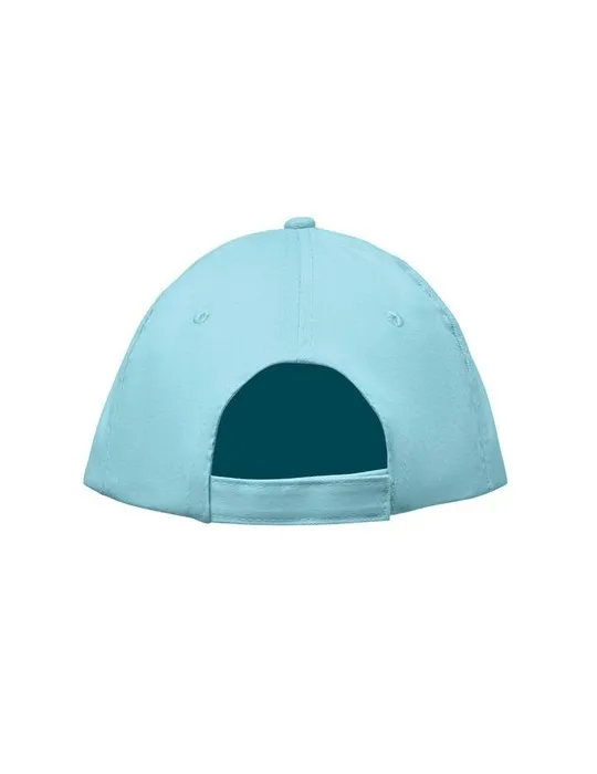 Casquette à 5 pans personnalisée SUNNY Matières : plastique Couleurs : blanc personnalisation rapide en France