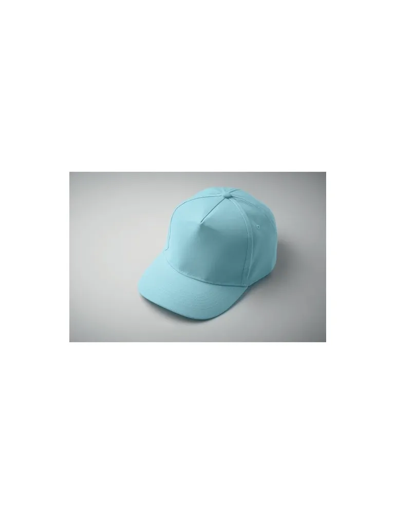 Casquette à 5 pans personnalisée SUNNY Matières : plastique Couleurs : blanc goodies publicitaire événementiel