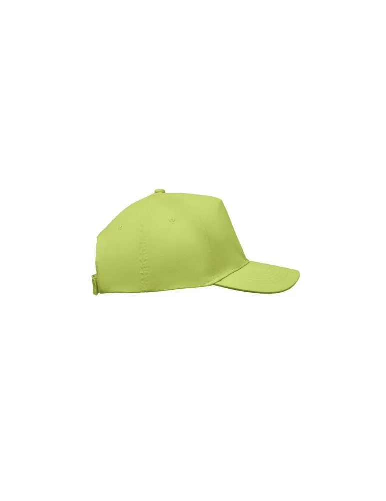 Casquette à 5 pans personnalisée SUNNY Matières : plastique Couleurs : blanc personnalisation sur mesure