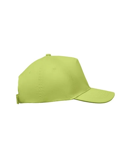 Casquette à 5 pans personnalisée SUNNY Matières : plastique Couleurs : blanc personnalisation sur mesure
