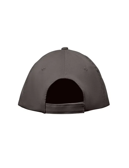 Casquette à 5 pans personnalisée SUNNY Matières : plastique Couleurs : noir livraison express 24h 48h