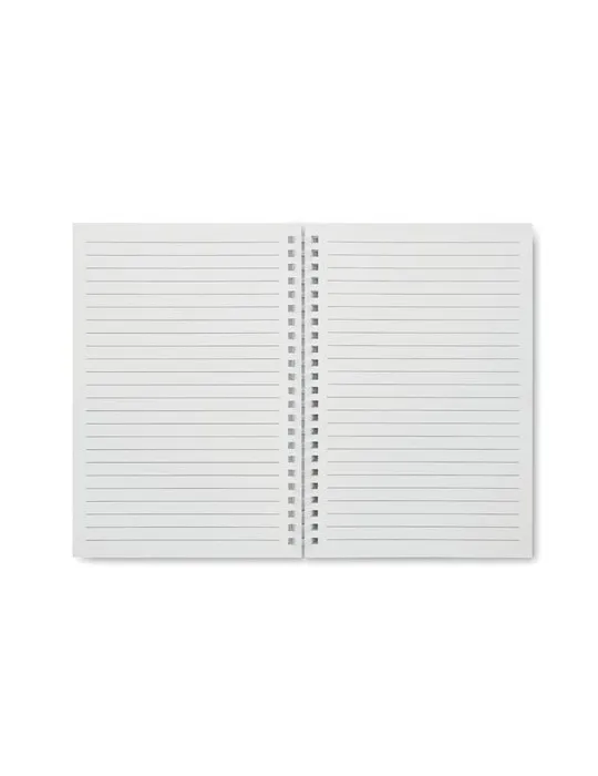 Cahier A5 en carton recyclé personnalisé - RECARNOTE Couleurs : blanc personnalisation rapide en France