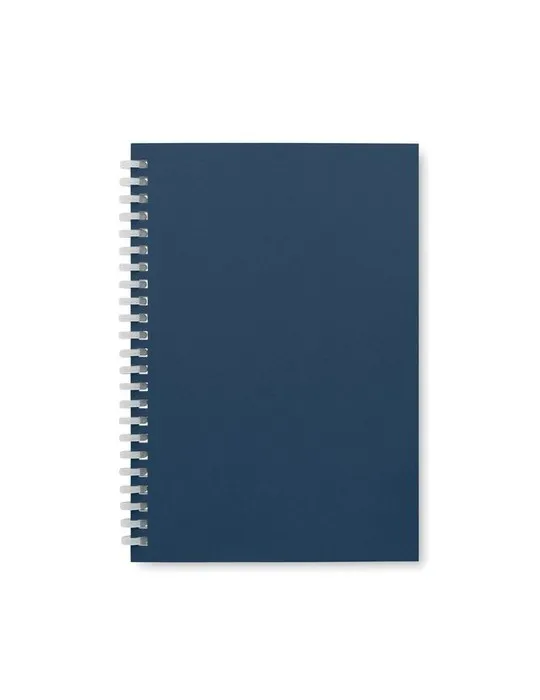 Cahier A5 en carton recyclé personnalisé - RECARNOTE Couleurs : blanc livraison express 24h 48h