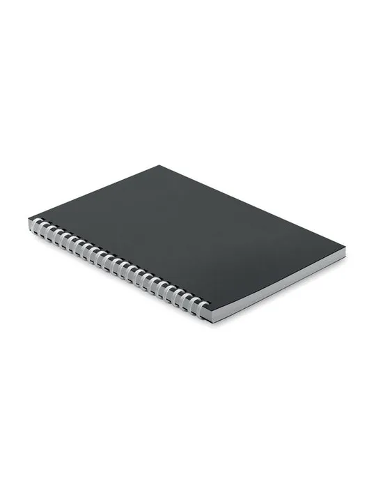 Cahier A5 en carton recyclé personnalisé - RECARNOTE Couleurs : blanc personnalisable avec votre logo