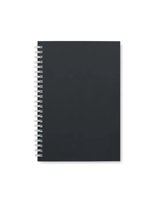 Cahier A5 en carton recyclé personnalisé - RECARNOTE Couleurs : blanc impression haute définition