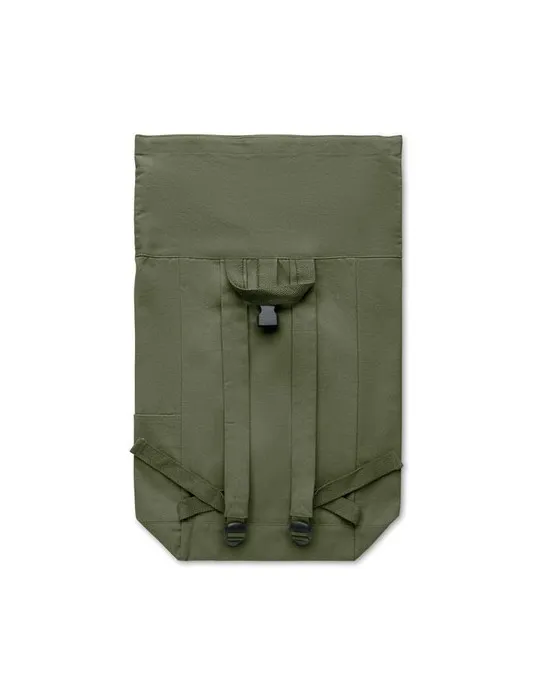 Sac à dos enroulable personnalisé 390 gr/m² KAMET Couleurs : blanc personnalisable avec votre logo