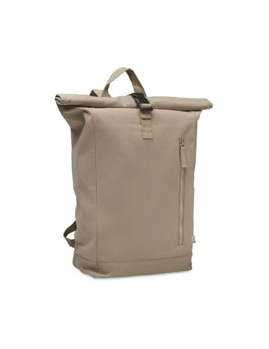 Sac à dos enroulable personnalisé 390 gr/m² KAMET Matières : bois goodies publicitaire événementiel