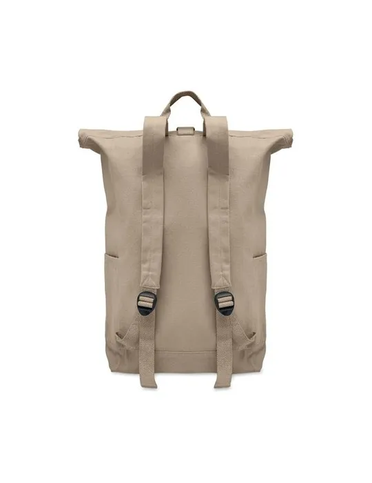 Sac à dos enroulable personnalisé 390 gr/m² KAMET Matières : bois livraison express 24h 48h