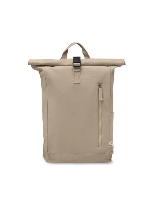 Sac à dos enroulable personnalisé 390 gr/m² KAMET Matières : bois impression logo haute qualité