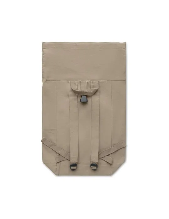 Sac à dos enroulable personnalisé 390 gr/m² KAMET Matières : bois cadeau entreprise pas cher