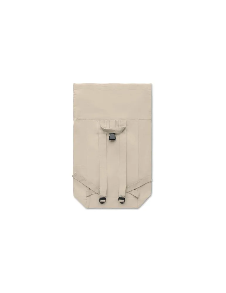 Sac à dos enroulable personnalisé 390 gr/m² KAMET Matières : bois goodies publicitaire durable