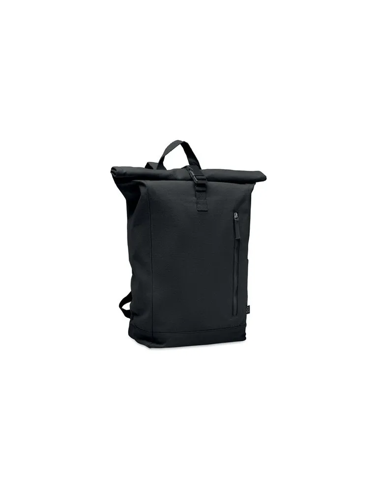 Sac à dos enroulable personnalisé 390 gr/m² KAMET Matières : bois impression haute définition