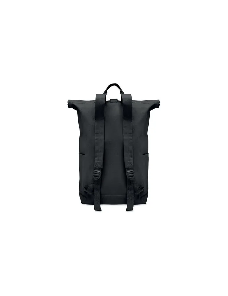 Sac à dos enroulable personnalisé 390 gr/m² KAMET Matières : bois marquage laser ultra précis