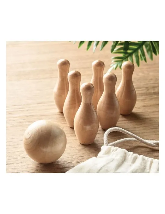 Mini jeu de quilles en pin BOLITO